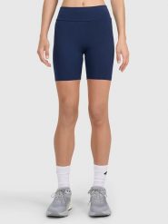 4F Legginsy w kolorze granatowym rozmiar: S. Niebieskie legginsy damskie 4f, s, bez wzorów, z bawełny. Za 37.30 zł.