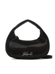 KARL LAGERFELD Torebka 246W3081 Czarny. Czarne torebki klasyczne damskie Karl Lagerfeld, bez wzorów, z materiału, bez dodatków. Za 909.99 zł.