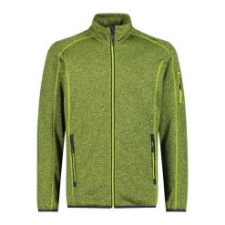 Bluza męska turystyczna CMP 30H5887. Zielone bluzy bez kaptura męskie CMP, m. W wyprzedaży za 188.99 zł.