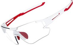 Okulary przeciwsłoneczne fotochromowe polarizowane. Białe okulary przeciwsłoneczne damskie ROCKBROS. Za 186.00 zł.