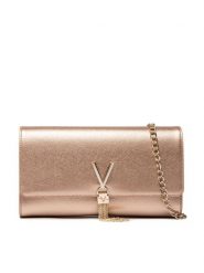 Valentino Torebka Divina VBS1R401G Złoty. Żółte torebki klasyczne damskie Valentino, bez wzorów, ze skóry, wizytowe, bez kołnierzyka, bez ramiączek. Za 219.99 zł.