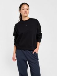 Bluza damska Hummel Foundation. Czarne bluzy z kapturem damskie HUMMEL, xl, z bawełny. Za 228.50 zł.