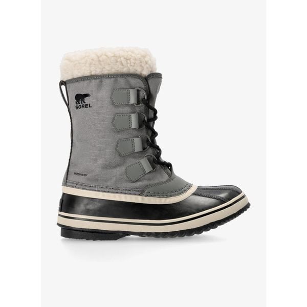 Buty zimowe damskie Sorel Winter Carnival WP. Szare obuwie trekkingowe damskie Sorel, na zimę. Za 444.99 zł.
