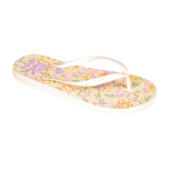 Japonki plażowe damskie Billabong Dama. Żółte klapki damskie Billabong, bez wzorów, bez obcasa. Za 47.99 zł.