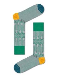 Happy Socks Skarpety w kolorze niebiesko-zielonym rozmiar: 39-42. Zielone skarpetki męskie Happy Socks, bez wzorów. Za 43.88 zł.