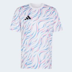 Koszulka piłkarska ADIDAS Practise 26. Białe t-shirty sportowe męskie Adidas, xl, bez ramiączek, do piłki nożnej. Za 179.99 zł.