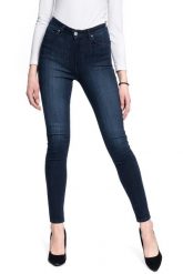 SPODNIE DAMSKIE LEE IVY DARK USK L32EKJZP 112107405. Spodnie materiałowe damskie Lee, bez wzorów, z jeansu. Za 209.99 zł.