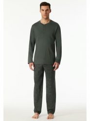 Schiesser Piżama w kolorze khaki rozmiar: 58. Brązowe piżamy męskie Schiesser, bez wzorów, z bawełny, bez ramiączek. Za 173.99 zł.