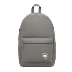 Plecak szkolny sportowy Converse. Szare plecaki damskie Converse, bez wzorów, z materiału, biznesowe. Za 119.00 zł.