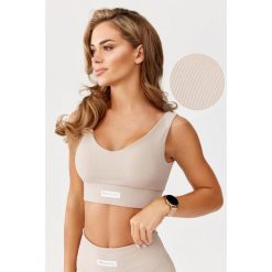 Stanik sportowy fitness Rough Radical Sports Bra Harmony. Czarne biustonosze sportowe damskie ROUGH RADICAL, bez wzorów. W wyprzedaży za 118.92 zł.
