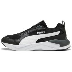 Buty sportowe Puma X-ray 4 Lt. Czarne buty sportowe na co dzień damskie Puma, bez wzorów, z materiału. Za 490.00 zł.