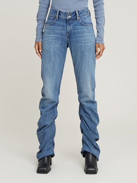 G-Star Dżinsy - Regular fit - w kolorze niebieskim rozmiar: W29/L32. Niebieskie jeansy damskie G-Star, z podwyższonym stanem. Za 159.95 zł.