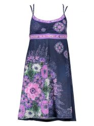 Crazy Sukienka w kolorze granatowo-fioletowym rozmiar: M. Niebieskie sukienki damskie Crazy, na co dzień, m, bez wzorów, bez kołnierzyka, bez ramiączek, midi, proste. Za 131.74 zł.