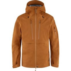 Kurtka męska Fjallraven Keb Eco-Shell Jacket. Brązowe kurtki męskie Fjällräven, m, bez wzorów, z materiału, biznesowe, bez kaptura. Za 1,961.10 zł.