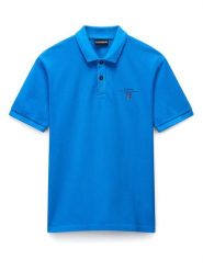 NAPAPIJRY Koszulka polo "Elbas" w kolorze niebieskim rozmiar: XL. Niebieskie koszulki polo męskie NAPAPIJRY, xl, bez wzorów, z bawełny, bez ramiączek. Za 114.17 zł.