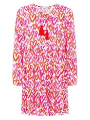 Zwillingsherz Sukienka "Be Mine" w kolorze różowym rozmiar: L/XL. Różowe sukienki damskie Zwillingsherz, na co dzień, l, bez wzorów, z wiskozy, bez kołnierzyka, bez ramiączek, midi, proste. Za 216.22 zł.