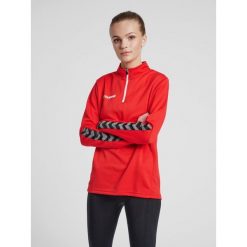 Bluza do piłki nożnej damska Hummel demi-zip hml AUTHENTIC. Czerwone bluzy bez kaptura damskie HUMMEL, l. W wyprzedaży za 165.50 zł.