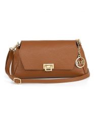 Mia Tomazzi Skórzana torebka "Berbera" w kolorze jasnobrązowym - 27 x 16 x 8 cm rozmiar: onesize. Brązowe torebki klasyczne damskie Mia Tomazzi, bez wzorów, z materiału, bez dodatków. Za 173.99 zł.