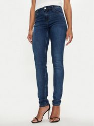 Morgan Jeansy 201-POM.P Granatowy Slim Fit. Niebieskie jeansy damskie Morgan. Za 159.99 zł.