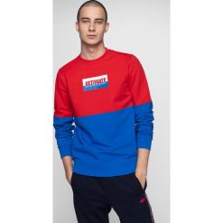Bluza męska BLM218 - czerwony. Czerwone bluzy bez kaptura męskie 4f, m, z dresówki. W wyprzedaży za 59.99 zł.