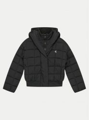 Calvin Klein Jeans Kurtka zimowa Archive IG0IG02595 D Czarny Regular Fit. Czarne spodnie dziewczęce Calvin Klein Jeans, z jeansu. Za 699.99 zł.