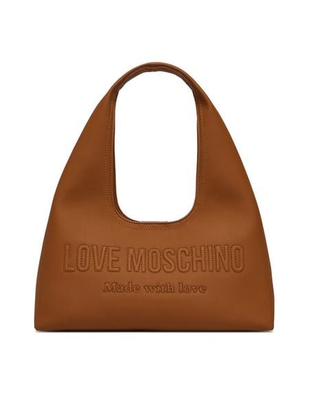 LOVE MOSCHINO Torebka JC4047PP0OLE0200 Brązowy. Brązowe torebki klasyczne damskie Love Moschino, bez wzorów, ze skóry, bez dodatków. Za 919.99 zł.