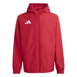 Kurtka męska adidas Entrada 26 All Weather JZ9100. Czerwone kurtki męskie Adidas, m, bez wzorów, bez kaptura. Za 170.99 zł.