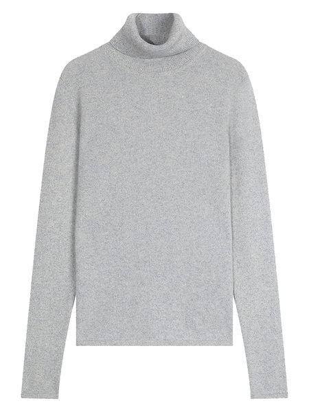 Perfect Cashmere Kaszmirowy golf "Bise" w kolorze szarym rozmiar: S. Szare golfy damskie Perfect Cashmere, s, bez wzorów, z kaszmiru, bez ramiączek. Za 356.78 zł.