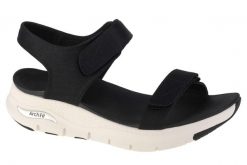 Buty Kobieta Skechers Arch Fit Touristy czarny. Czarne obuwie trekkingowe damskie Skechers. Za 249.99 zł.