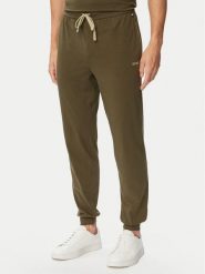 BOSS Spodnie dresowe Mix&Match 50515305 Khaki Regular Fit. Brązowe spodnie dresowe męskie Boss, bez wzorów, z bawełny. Za 229.99 zł.