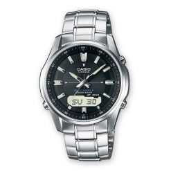 Zegarek męski Casio LCW-M100DSE-1AER, Quartz, 40mm, 5ATM. Czarne zegarki męskie Casio. Za 796.85 zł.