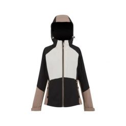 Damska wodoodporna kurtka z kapturem Regatta Desoto. Czarne kurtki damskie Regatta, bez wzorów, z kapturem. Za 395.50 zł.