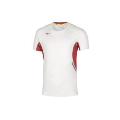 Koszulka Premium Mizuno JPN. Białe t-shirty sportowe męskie Mizuno, bez ramiączek, do biegania. Za 177.50 zł.