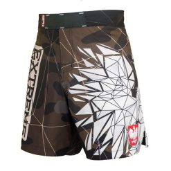 Spodenki Sportowe Męskie na trening i siłownię EXTREME HOBBY POLSKA CAMO. Brązowe szorty męskie EXTREME HOBBY, m, z elastanu, na fitness i siłownię. Za 229.00 zł.