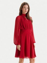 Marciano Guess Sukienka koktajlowa 6RGK20 7429A Czerwony Regular Fit. Czerwone sukienki damskie Marciano Guess, z aplikacjami, z syntetyku, wizytowe, bez kołnierzyka, bez ramiączek. Za 1,019.00 zł.