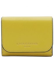 LIEBESKIND BERLIN Skórzany portfel "Lillian" w kolorze żółtym - 10 x 8 x 3 cm rozmiar: onesize. Żółte portfele damskie LIEBESKIND BERLIN, bez wzorów, z materiału. Za 197.63 zł.