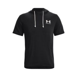 Koszulka sportowa męska Under Armour Rival Terry Lc Ss Hd. Białe t-shirty sportowe męskie Under Armour, m, z materiału, bez ramiączek, na fitness i siłownię. Za 220.10 zł.