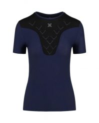 Koszulka biegowa damska X-Bionic Corefusion Run Shirt Blue. Niebieskie t-shirty damskie X BIONIC, l, bez wzorów, z włókna, bez kołnierzyka. Za 325.00 zł.