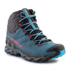 Buty La Sportiva Ultra Raptor Ii Mid Leather Gtx 34J642900 niebieskie. Niebieskie buty trekkingowe męskie z gore-texu, bez zapięcia, trekkingowe, gore-tex. Za 1,324.15 zł.
