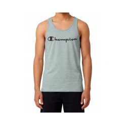 Koszulka Męska Champion Bez Rękawów Sportowa Tank Top. Szare t-shirty sportowe męskie CHAMPION, m, bez ramiączek. Za 129.00 zł.