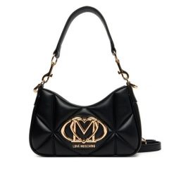 Torebka LOVE MOSCHINO. Czarne torebki klasyczne damskie Love Moschino, bez wzorów, bez dodatków. Za 749.99 zł.