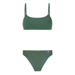 Damski 2-częściowy kostium kąpielowy Protest Dice. Zielone bikini damskie Protest, bez wzorów. Za 220.50 zł.