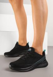 Czarno-Miętowe Buty Sportowe Sneakersy Ombre na Piankowej Podeszwie Arelinas. Czarne buty sportowe na co dzień damskie Born2be, bez wzorów, na fitness i siłownię. Za 109.99 zł.