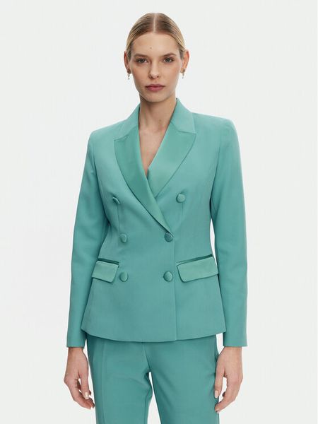 Artigli Marynarka ACGI000772 Turkusowy Regular Fit. Niebieskie marynarki i żakiety damskie Artigli, bez wzorów, z syntetyku. Za 459.99 zł.