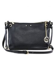 Lia Biassoni Skórzana torebka "Arroscia" w kolorze czarnym - 27 x 18 x 10 cm rozmiar: onesize. Czarne torebki klasyczne damskie Lia Biassoni, bez wzorów, z materiału, bez dodatków. Za 260.99 zł.