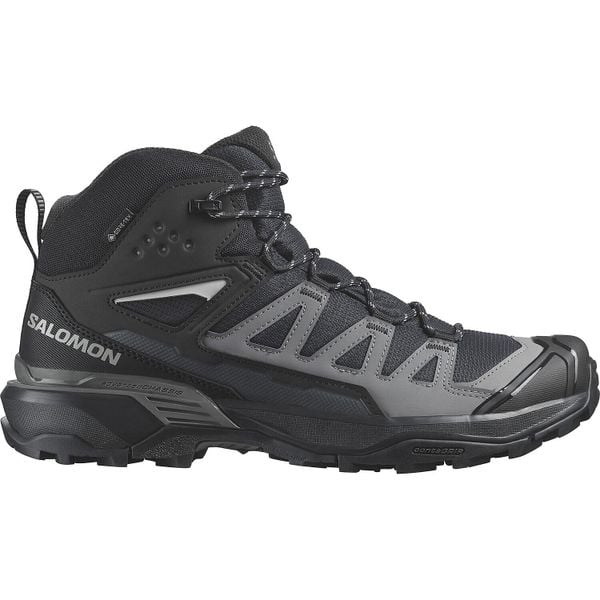 Buty trekkingowe męskie Salomon X Ultra Mid 360 Gtx Gore-tex. Brązowe buty trekkingowe męskie Salomon, z gore-texu, za kostkę, bez zapięcia, do biegania, gore-tex. Za 667.00 zł.