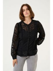 Cream Bluzka "Yana" w kolorze czarnym rozmiar: 40. Czarne bluzki damskie Cream, bez wzorów, bez kołnierzyka, bez ramiączek. Za 126.15 zł.