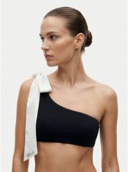 KARL LAGERFELD Góra od bikini B2W46027 Czarny. Czarne bikini damskie Karl Lagerfeld, bez wzorów. Za 339.99 zł.