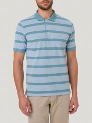 Pierre Cardin Koszulka polo w kolorze turkusowym rozmiar: M. Niebieskie koszulki polo męskie Pierre Cardin, m, bez wzorów, z bawełny, bez ramiączek. Za 99.95 zł.