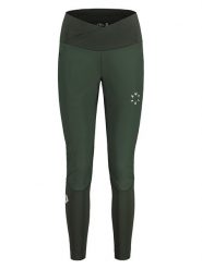 Maloja Legginsy funkcyjne "ArayaM" w kolorze zielonym rozmiar: S. Zielone legginsy damskie Maloja, s, bez wzorów, z materiału. Za 294.28 zł.